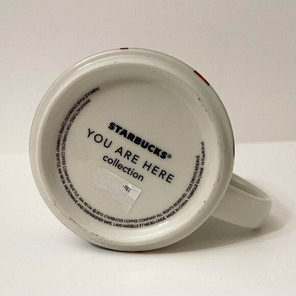 2015 Starbucks You Are Here Canada Mug 14 Oz Cup - Picture 8 of 16